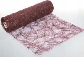 Asztalterítő Szizál Asztali Dekoráció 30cm széles Tekercs 5db Bordó