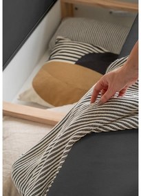 Sötétszürke kinyitható kanapé 237 cm Wilson – Miuform