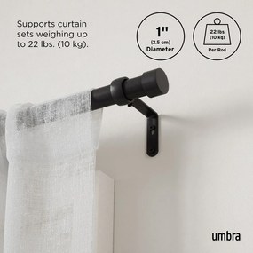 Acél bővíthető függönykarnis 305 - 457 cm Cappa – Umbra