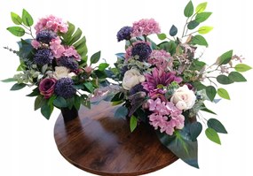 Szett Nagy Csokor Nád Kompozíció Sírra Művirágok Prémium!