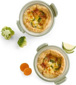 Üveg sütőforma szett forrólevegős fritőzhöz 4 db-os ø 9,5 cm – Lékué