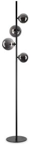 Ideal Lux - LED Állólámpa PERLAGE 4xG9/3W/230V fekete/füstös