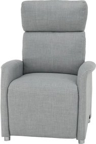 Állítható fotel, szürke szövet, FOREST