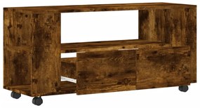 füstös tölgy színű szerelt fa TV-szekrény 102x34,5x43 cm