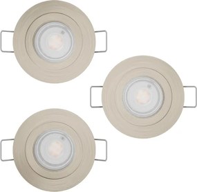 Eglo 902259 - 3 darabos LED mennyezeti spotlámpa BARRANCO 1xGU10/4,5W/230V króm