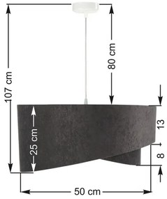 Csillár zsinóron GALAXY 1xE27/60W/230V
