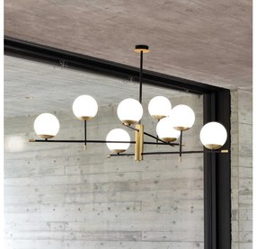 Ideal Lux - Csillár rúdon GOURMET 9xE14/28W/230V átm. 131,5 cm arany