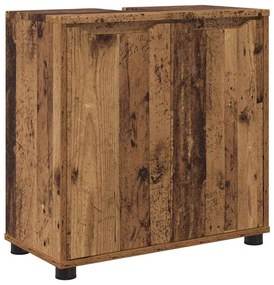 Fürdőszoba mosdószekrény Öreg fa 60 x 30 x 60 cm Faanyag