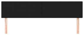 2 db fekete szövet fejtámla 80 x 5 x 78/88 cm