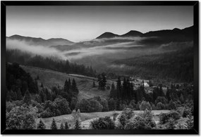 Poszterek keretben 60x40 Lengyel Kárpátok hegyei