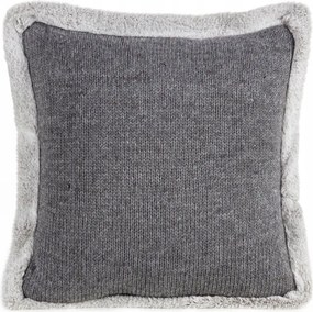 Karácsonyi párnahuzat 45x45 acél, ezüst