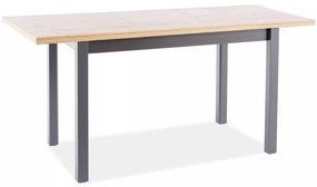 Adam II étkezőasztal 90 x 65 cm, artisan tölgy / fekete