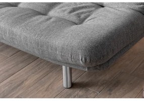 BINA kétszemélyes kinyitható kanapé – világosszürke