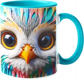 Látványos Bögre Édes Bagoly Csodálatos Színek "3D hatás" 330ml