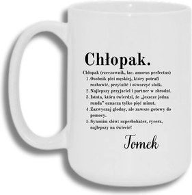 Bögre Fehér Nagy 440ml Ajándék Vicces Fiú