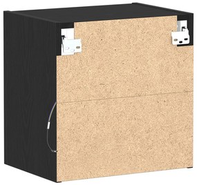 Lebegő Polc Fekete Tölgy 40x28,5x40 cm Műgyanta