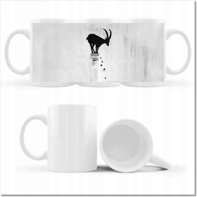 Fényképes bögre Kozica Banksy Gazella hegyi Nincs magánélet Falfestmény