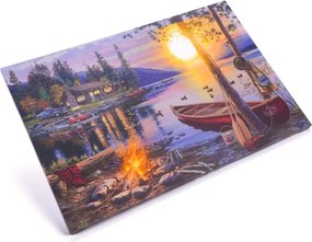 Fali kép Sunset Canada 4 LED 40 x 60 cm