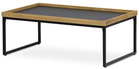 Konferenciaasztal díszes élű, 100 x 60 x 39 cm