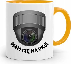 Őrző-védő Bögre Sárga Ajándék fényképes nyomattal