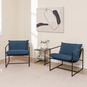 Fémvázas szék párnával 2db