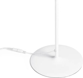 RENDL NOVA II stojanová bílá chrom/mléčný akryl 230V LED 2x3.5W 3000K