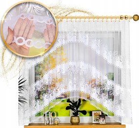 Jacquard függöny Sławomira méret 300x160cm (kész) íves