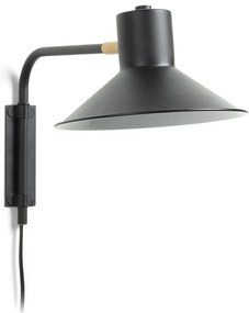 Fekete fali lámpa ø 20 cm Aria – Kave Home