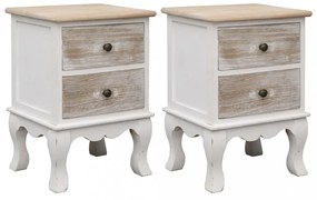 2 db császárfa éjjeliszekrény 35 x 30 x 50 cm