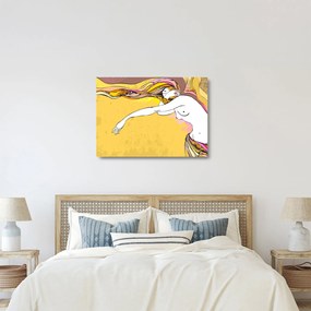 Üveg kép - Lány (70x50 cm)