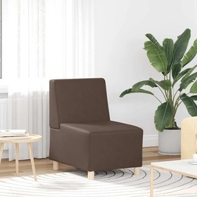 barna műbőr kanapéfotel 55 cm