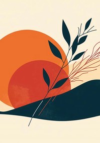 Poszter 70x100cm Alkonyat a csendben