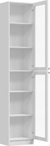 MIX IGA 120 szekrény, 2 tükörrel, 61x120x200 cm, antracit-tölgy