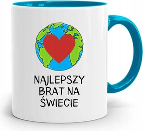 Kék Bögre Testvérnek A Világ Legjobbja fényképes nyomattal