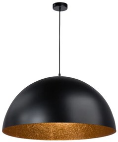 SFERA függeszték 1xE27/60W/230V, 35 cm, fekete/réz