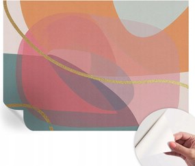 Design fali fotótapéta öntapadós Színes formák 312x219 cm