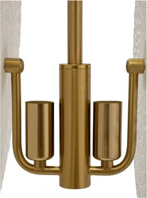 Aranyszínű függőlámpa üveg búrával Glass – Mauro Ferretti