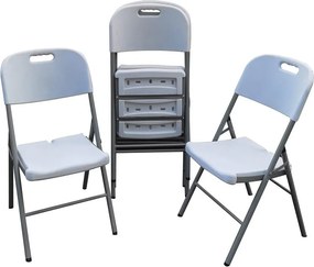 BERLIN Összecsukható catering/kempingszék szett - 6db