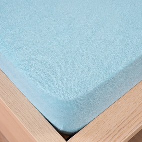 4Home frottír lepedő világoskék, 180 x 200 cm