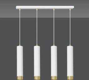 Emibig modern függeszték kibo fehér arany emi642/4