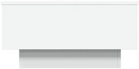 Fehér szerelt fa dohányzóasztal 60 x 45 x 31 cm