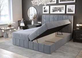 MADLEN boxspring ágy - 180x200, bézs