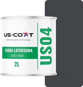 Latex Falfesték Fekete H0907 2L Mély Matt Mennyezeti Falakhoz