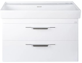 TMP LUX 100D fali fürdőszobabútor - CeraStyle SHARP 37600 DUPLA csaplyukas mosdóval - 100 x 48 cm
