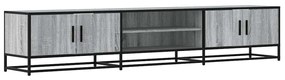 szürke sonoma színű szerelt fa TV-szekrény 210 x 35 x 41 cm