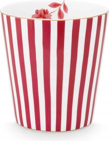 Royal Stripes Dark Pink latte bögre PiP Studio, 230 ml