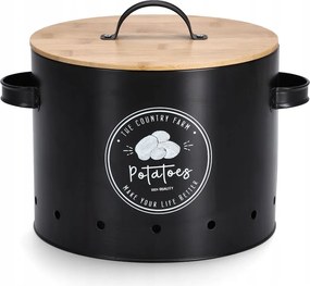 Befőttesüveg bambusz fedővel Burgonya, átm. 22,5 28 x 18 21 cm