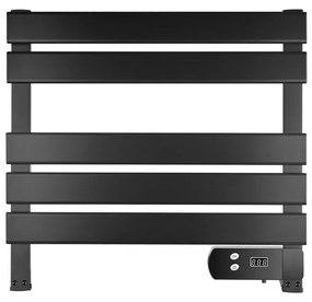 Elektromos törölközőszárító radiátor 150W fekete