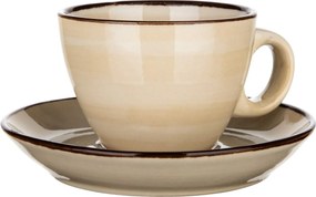 Banquet Palas 6 csésze és csészealj szett 90 ml, krémes