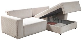 Palvin mini L-alakú kanapé, ágyazható, ágyneműtartós - LEÉRTÉKELT